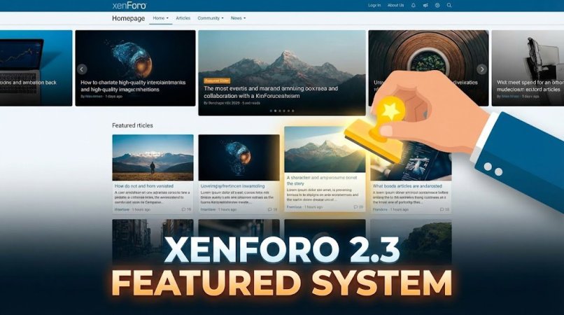 Featured Content trên XenForo 2.3 Tự tạo trang chủ Tạp chí không cần Portal Add-on.jpg