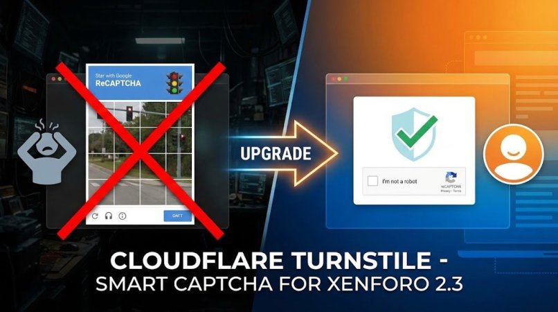 Cloudflare Turnstile trên XenForo 2.3 Tạm biệt ReCAPTCHA & Kỷ nguyên xác thực Không chạm.jpg