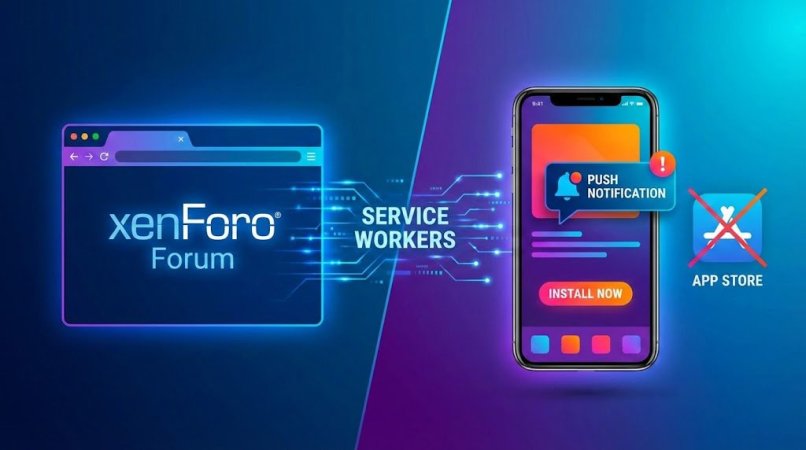 Biến Forum thành Native App không cần App Store Sức mạnh thực sự của Service Workers trong Xen...jpg