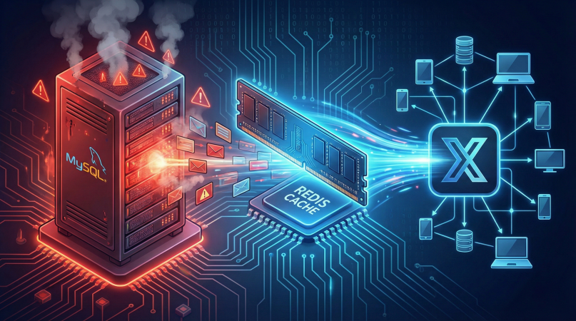 Xử lý 10.000 người online cùng lúc Cấu hình Redis Cache chuẩn cho XenForo 2.3 để giải cứu MySQL.png