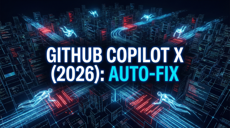 GitHub Copilot X (2026) Ra mắt tính năng Auto-Fix toàn diện - Khi AI tự động tạo PR sửa lỗi tr...png
