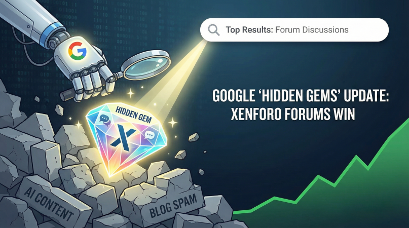 Google Hidden Gems 2025 Diễn đàn XenForo lên ngôi, website Content công nghiệp bị xóa sổ.png
